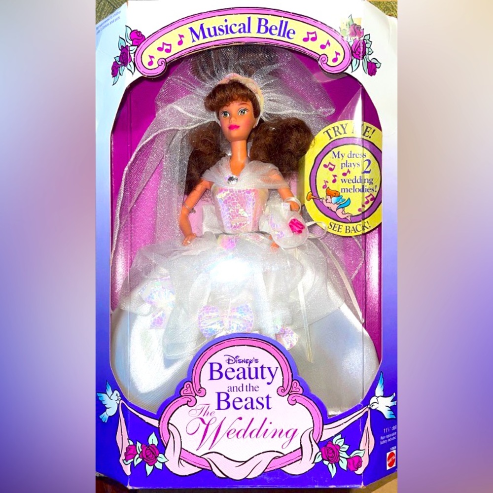 Disney Beauty-in Beast wedding.MUSICAL BELLE .DRESS PLAYS 2  wedding melodies